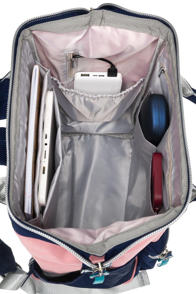 PTN 8118-5947 Pink-Navy Backpack