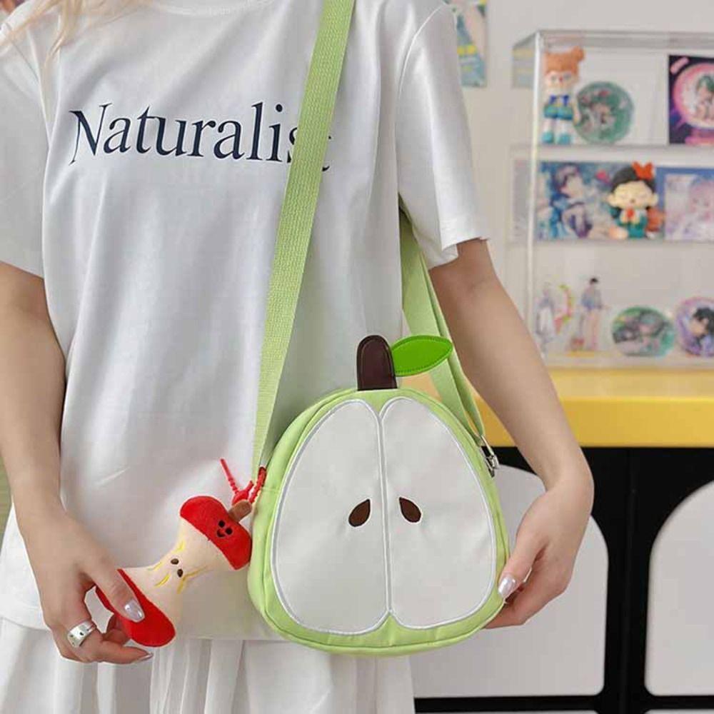 Harajuku Fruits Shape Crossbody Bag Message Bag Mobile Phone Pack Funny Shoulder Bag Male