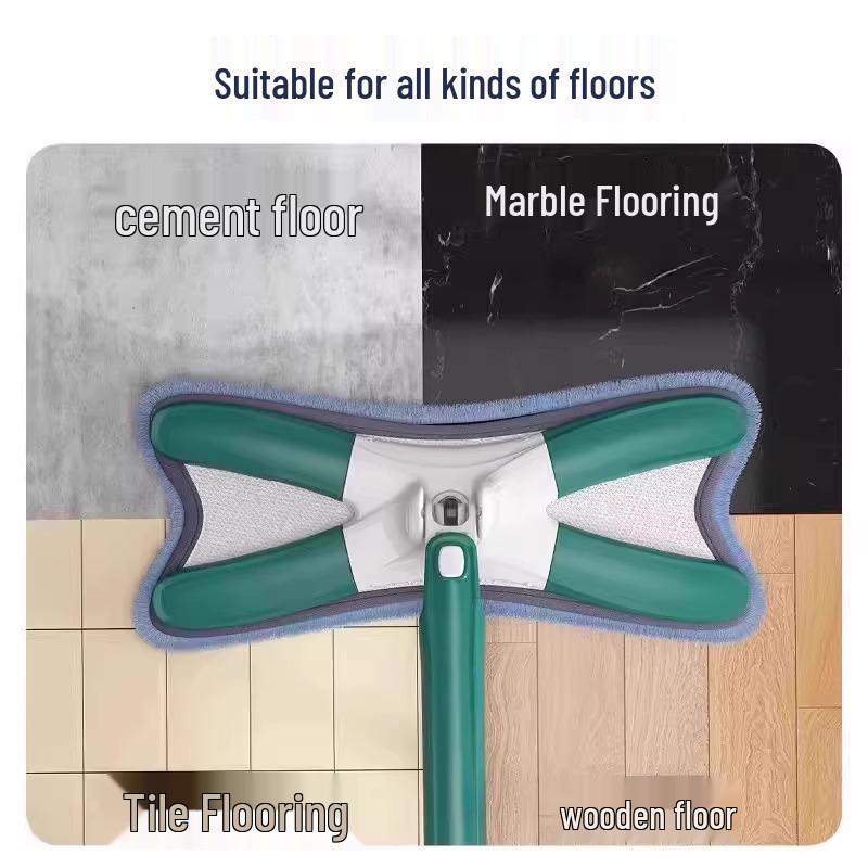 Hands-Free Butterfly Mop 2025: New Flat Mop for Effortless Cleaning