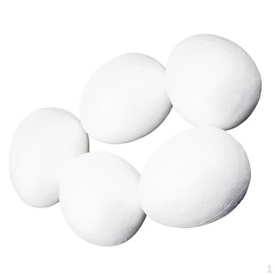 10 Easter Egg Craft Balls, Polystyrene Foam Balls for Home Decoration, Children's Crafts,