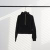 Lulu Scuba Stand Collar Half-Zip Loose Fleece Yoga Sports Hoodie