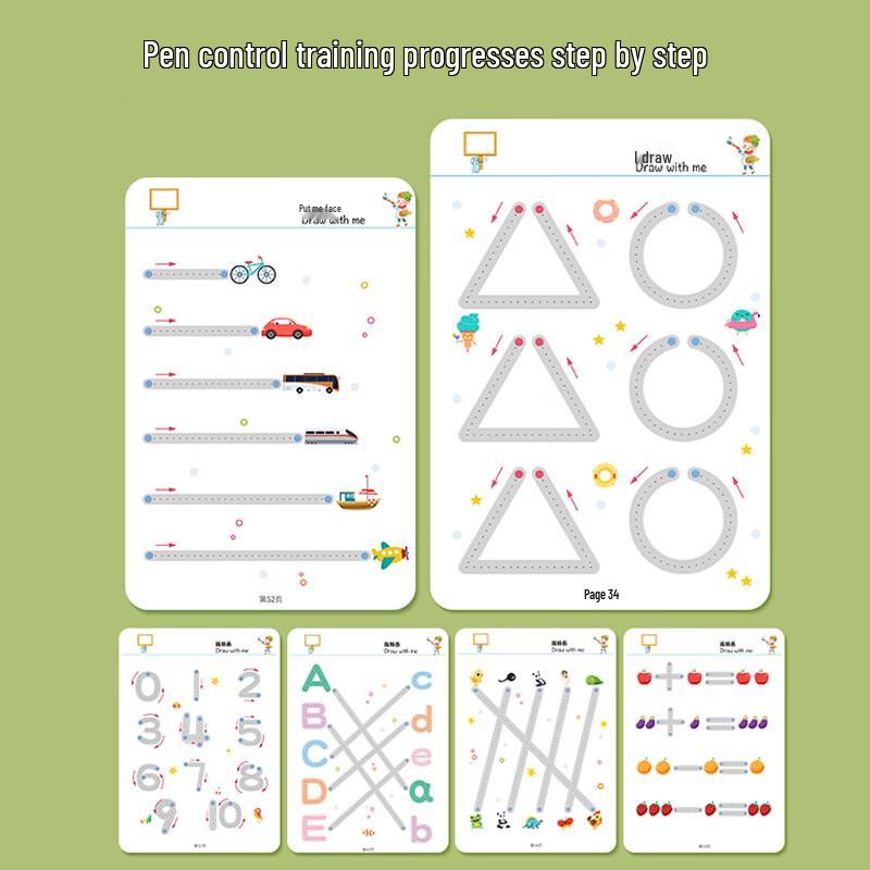Children's Pen Control Training Workbook (Ages 3-6)