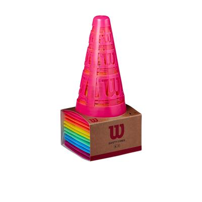 Wilson Marker Cone SAFE CONES 12PACK WR8408701001 Orange/Pink/Green/Red/Yellow/Blue