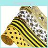 Delightful Bumblebee Polka Dot Yellow Craft Ribbon For Festive Easter Decorations
