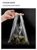 Small Transparent Disposable Plastic Tote Bags for Food Packaging