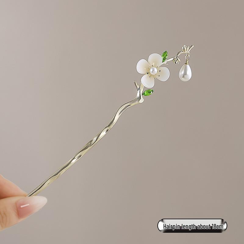 Tassel Flower Hairpin: Elegant Chinese Style Hanfu & Qipao Hair Accessory for Women