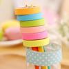 Color Paper Tapes Handmade DIY Decorative Washi Tape Colored Adhesive