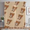 Rilakkumas Anti-mosquito Curtains for Living Room Curtain Partition Home Interior Curtains 2 Pieces Shades Halloween Decoration