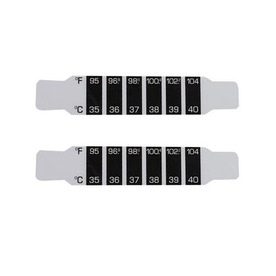 1 ~ 10 יחידות מדחום מצח לילדים עם תצוגה דיגיטלית LCD מדבקה לטמפרטורה לילדים כלי טיפול בתינוקות