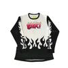 Men's Casual Autumn and Winter Printed Long-sleeved Crew Neck T-shirt
