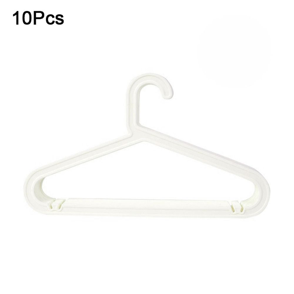 10Pcs Plastic Clothes Drying Rack Nordic Style Clothes Display Hangers Baby Hangers  Closet