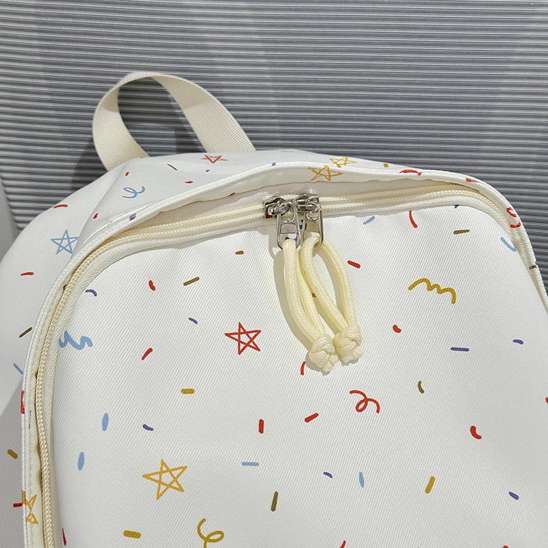 Star Backpack Junior Senior High School Schoolbag Women's Lightweight Large Capacity Backpack