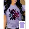 3D Printed Fashion Women's T-Shirt Summer Breathable Trend Versatile