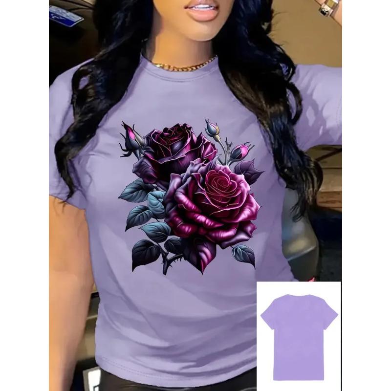 3D Printed Fashion Women's T-Shirt Summer Breathable Trend Versatile