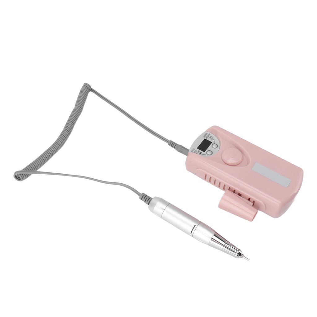 LCD Nail Drill Machine Home Salon Portable Electric Nail File Manicure Tool for Nail Artist