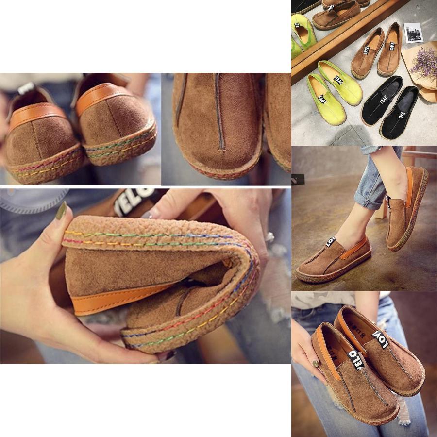 Suede Women Fashion Casual Flat Moccasin Comfy Loafer Shoes Big Size**