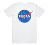 Vegan Space T-shirt Tee Funny Veganism Gift Retro Animal Nature Lover