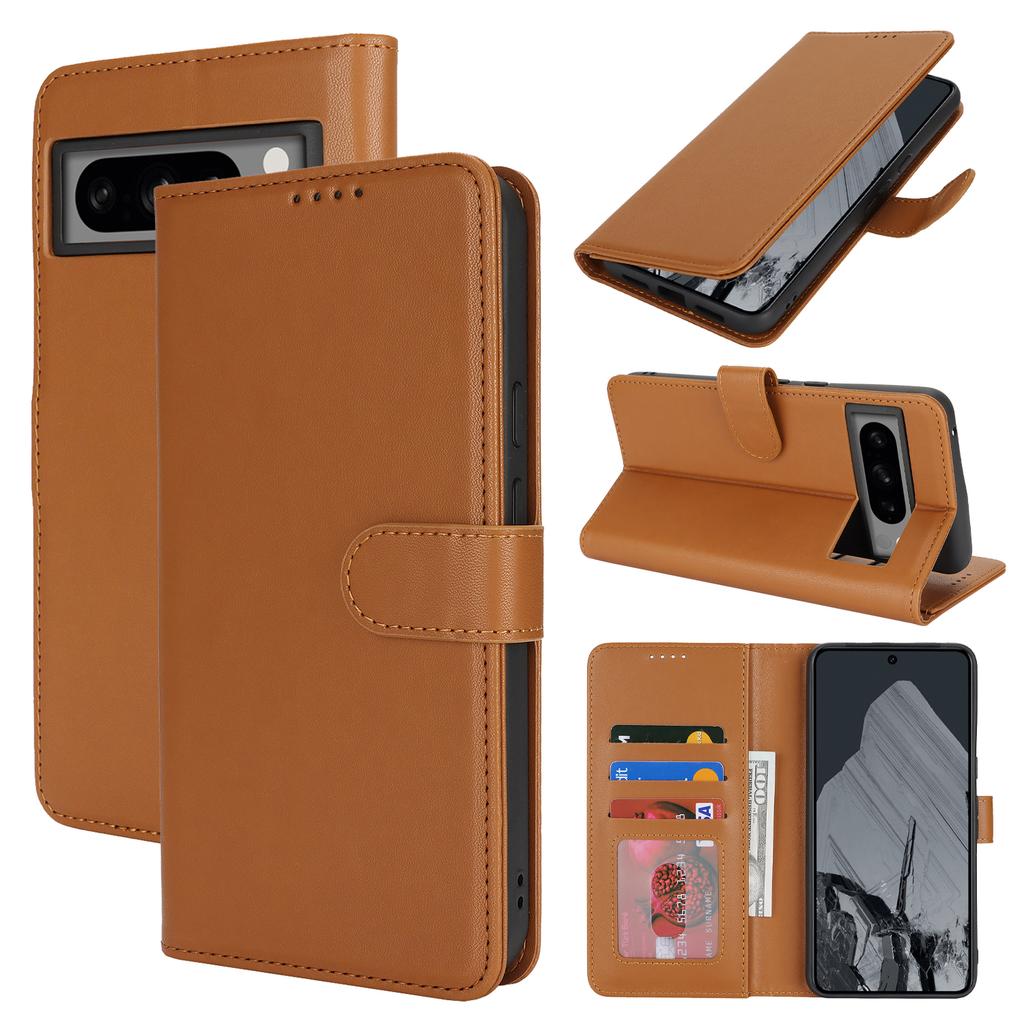 For Google Pixel 8 Pro Stand Case Shockproof Leather Wallet Phone Cover