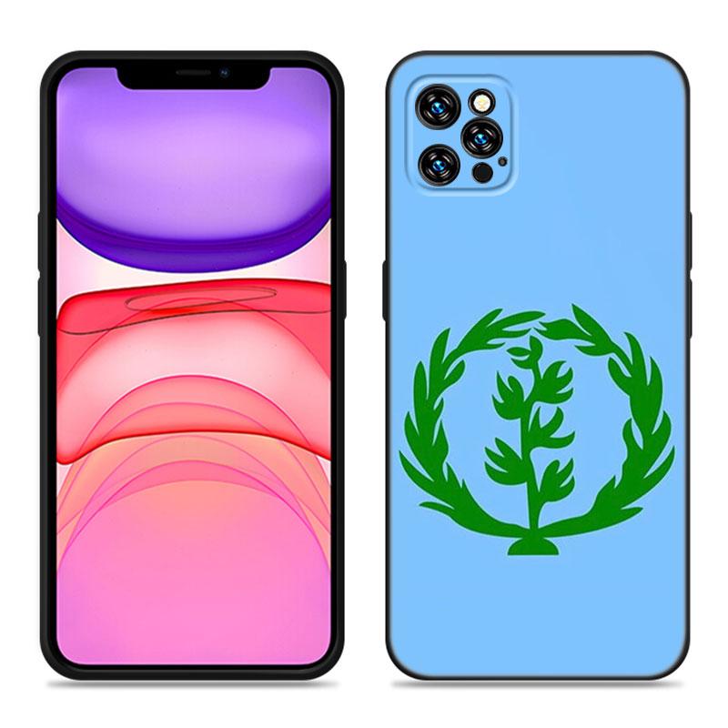 

Чехол для телефона с флагом Эритреи для Apple iPhone 12 13 Mini 11 14 15 Pro Max 7 8 Plus X XR XS SE 2020 2022 черный силиконовый чехол iPhone 11 Pro Max