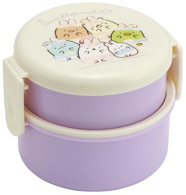 Skater Antibacterial Lunch Box Sumikko Gurashi Rabbit Rice 500ml 2 Tiers Round Made In Japan ONWR1AG-A