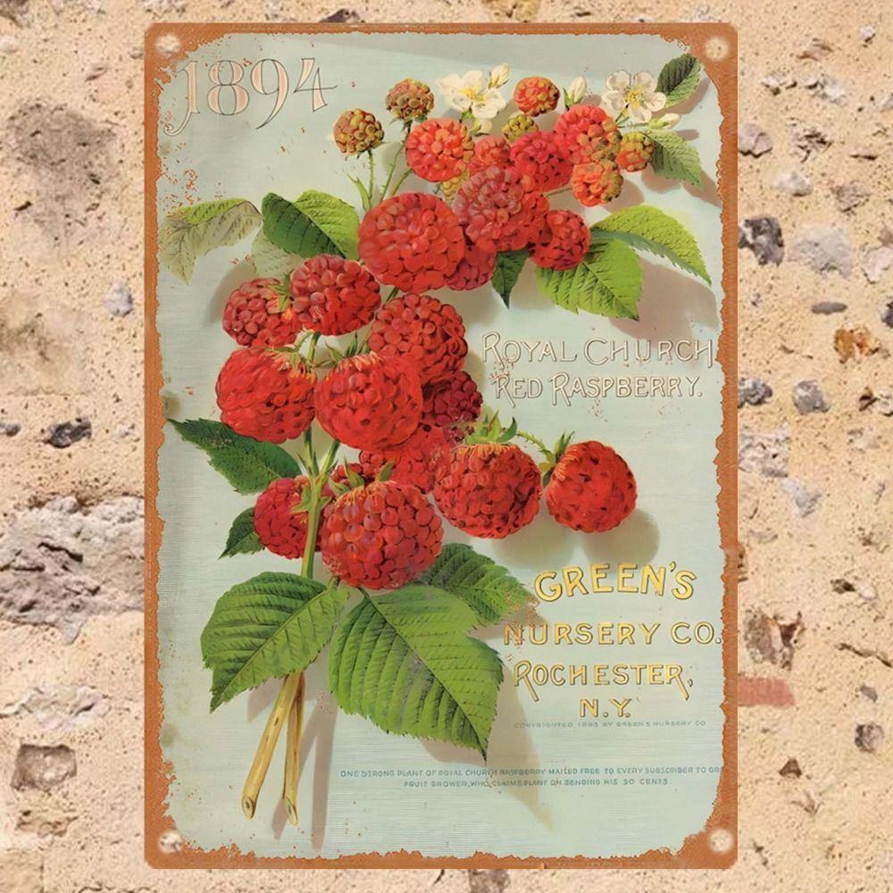 Vintage Metal Tin Sign Easter Bunny with Eggs Wall Decor Home Kitchen 20x30cm