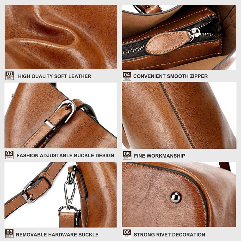 Shoulder Bags Women Famous Brand Luxury Handbags Designer Shoulder Crossbody Bag Soft Leather Handbag Vintage Tote