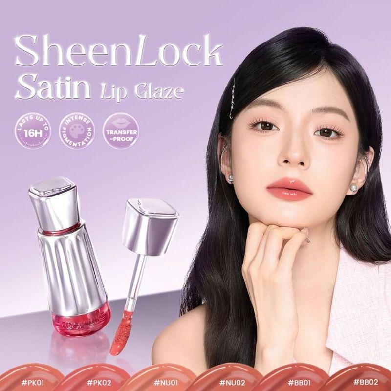 FOCALLURE - Sheen Lock Satin Glow Lip Cream - 2 Colors