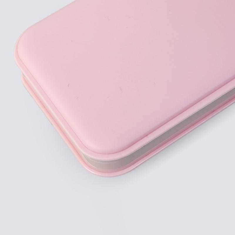 Colorful Plastic Pencil Boxes Macaron Pencil Boxes for School Crayon Marker Organizer Boxes for W/ Hinged Lids