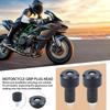 Motorcycle Handlebar Ends 2X Alloy Anti Vibration Slider Plugs Motorbike Grip Plug Handle Bar Slider Caps Weight Plugs For