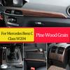 Pine Wood Grain For Mercedes Benz C Class W204 C180 C200 2007-2013 Car Interior Decoration Stickers Car Accessories
