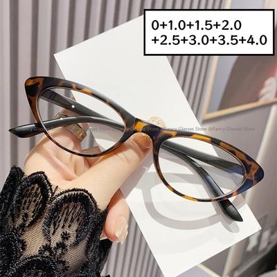 Stylish Multicolor Reading Glasses for Women Men Vintage Ultralight Plus Diopter Eyeglasses Trendy Cat Eye Far Sight Eyewear