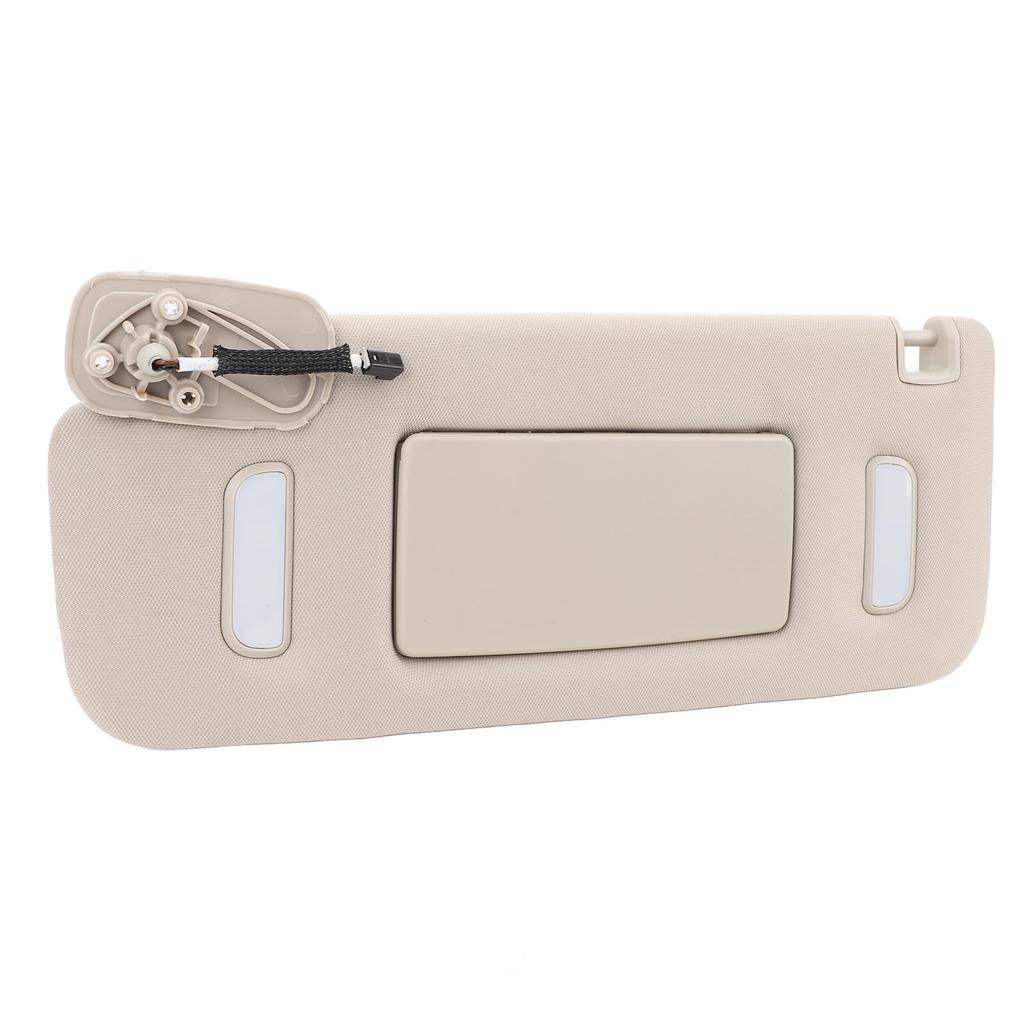 Gray Sun Visor with Vanity Mirror for Cadillac Escalade EXT 2500 XL 2500 and 1500 XL 1500 Left OE Part 22850306 2500HD, 3500HD, (2007-2013)