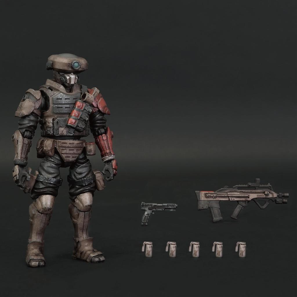 TOYS ALLIANCE LIMITED FAV A108 Red Crow Ashikaru v měřítku ABS pohyblivá figurka "Acid Rain" 1/18