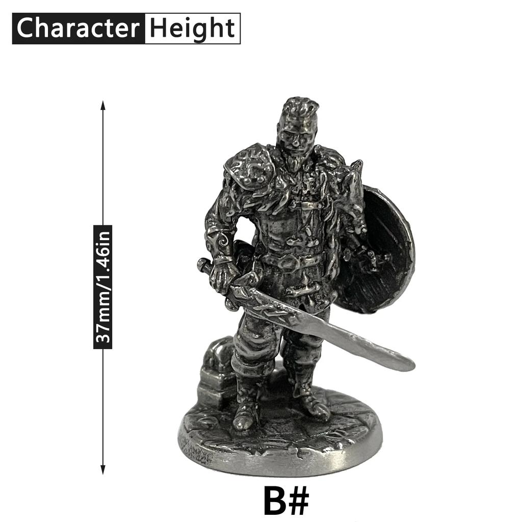War Chess Table Game Car Ornaments Decorations Crafts Copper Undead Skeleton Soldiers Dolls Army Legion Model Figurine Miniature