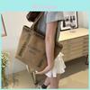 Large Capacity Canvas Tote Bag For Women 2024 Spring New Stylish Letter Design