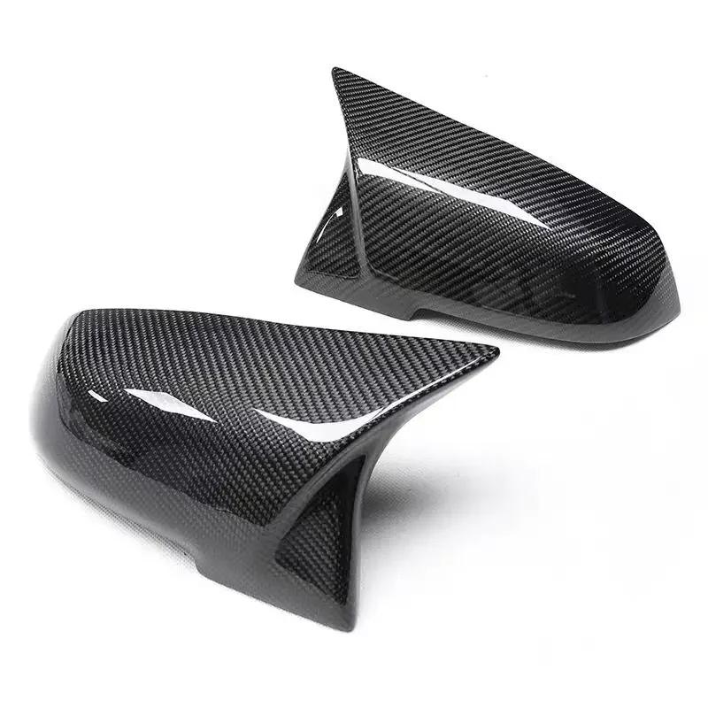 Für BMW 1 2 3 4 I3 x1 Serie F20 F30 F31 F32 F36 320i 328i 330d 335i M3 Look Ersatz-Spiegelabdeckung aus echtem Carbon
