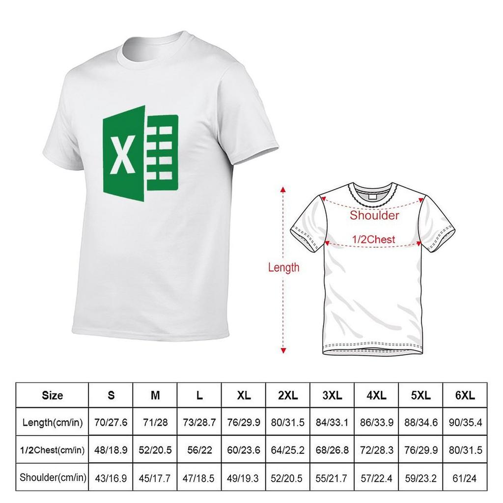 Excel T-Shirt cotton t shirts high quality man t shirts graphic t shirts designer T-Shirt