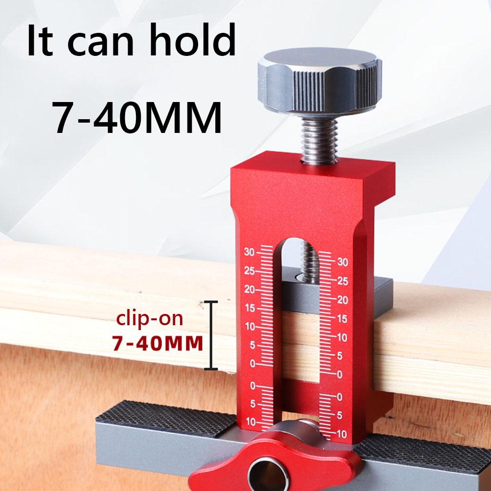 Cabinet Door Quick Leveling Device 2 In 1 Positioning Installation Jig Door Panel Mounting Rebounding Device Drilling Locator