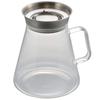 HARIO Simply Tea Server with 360-degree Spout, 700ml Capacity, Clear, Teapot TS-70-HSV