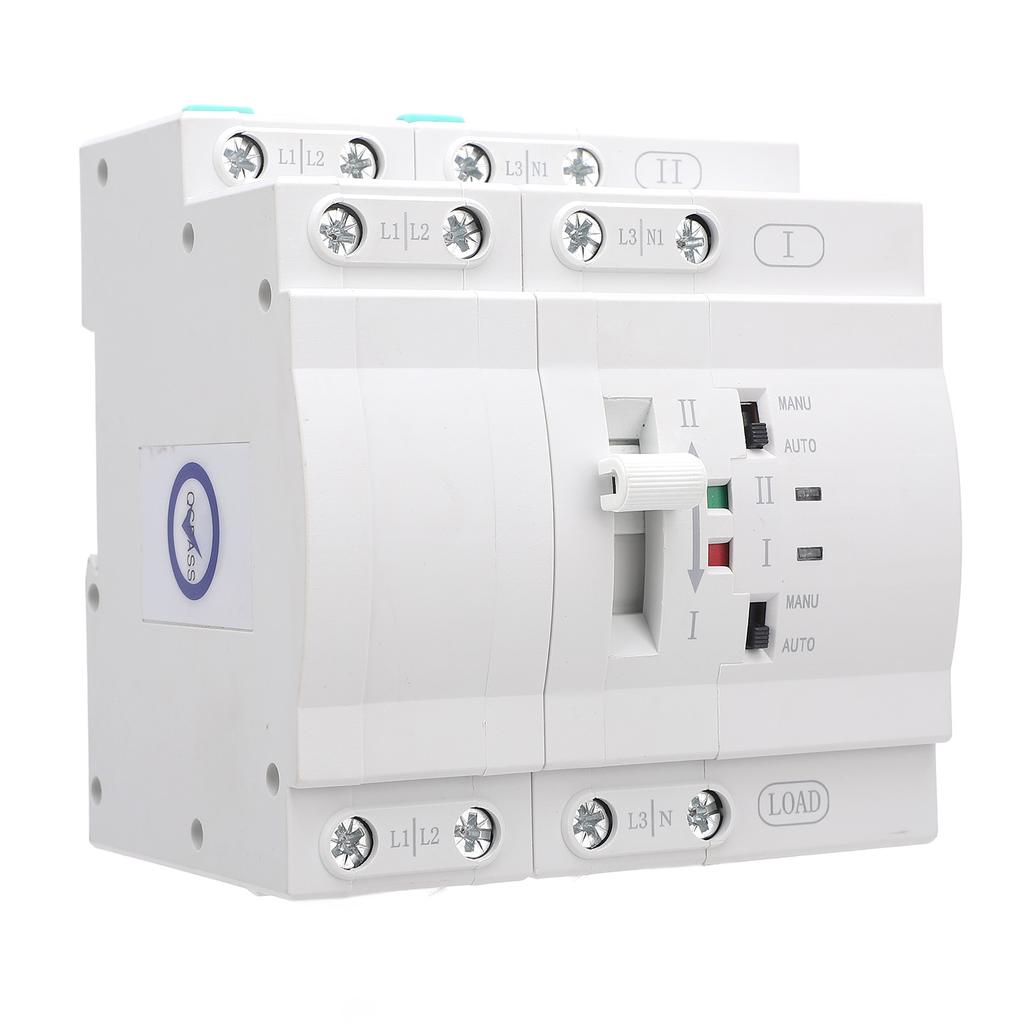 Power Automatic Transfer Switch 4P 63A Millisecond Level Fast Switching Generator Changeover Switch
