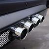 1Pair Universal Vent Grid Exhaust Muffler Pipe Car Auto Styl In G Fake Decorative Car Decorative Tuyere Fake Exhaust Hole