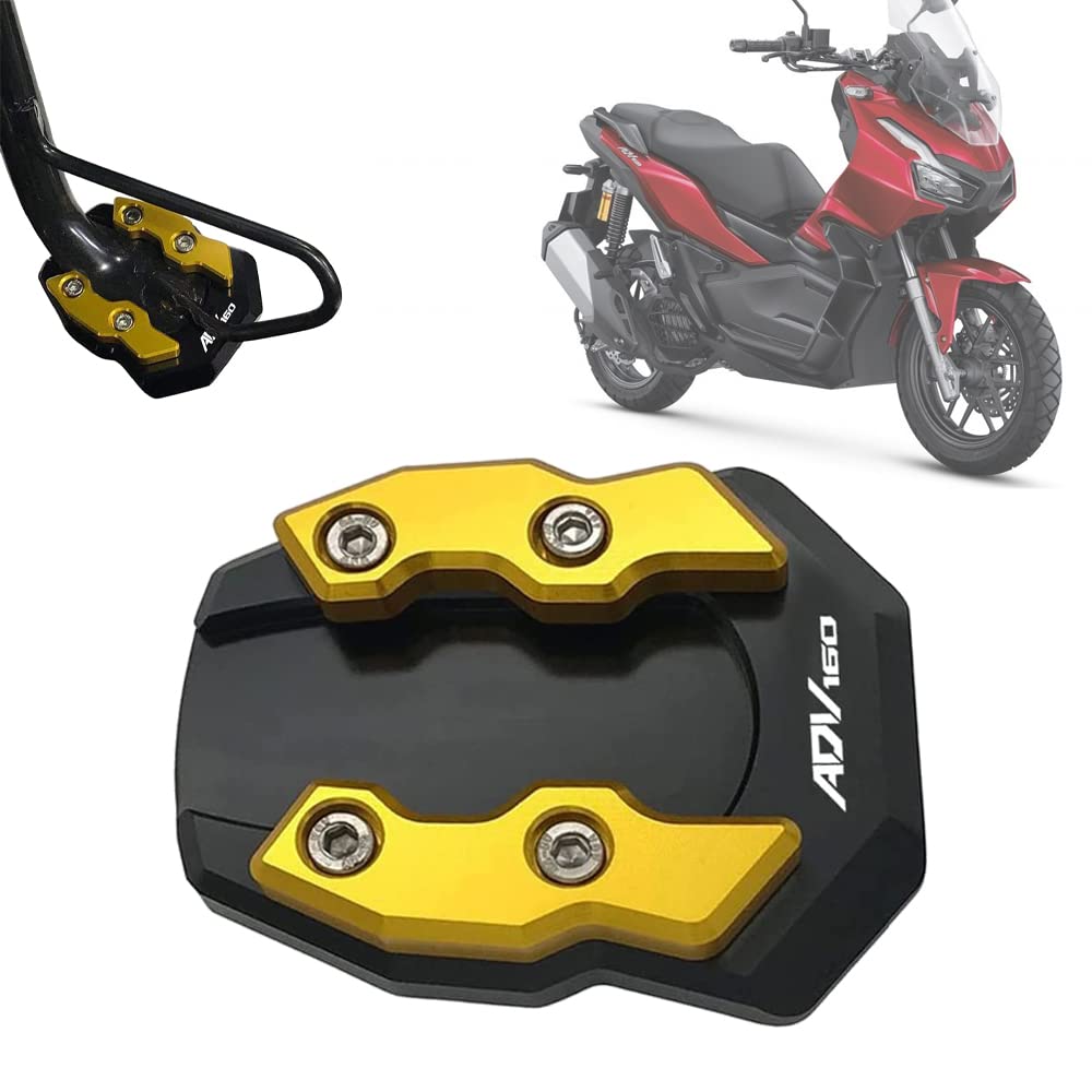 

ДЛЯ HONDA ADV160 ADV 160 2022 Мотоцикл CNC Підніжка Лапка Бічна Підставка Подовжувальна Накладка Опора Розширювальна Пластина (Золото) золотий