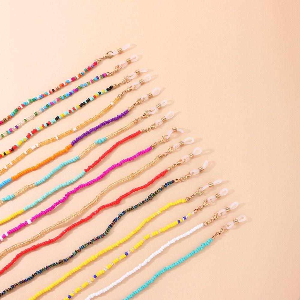 

Colorful Colorful Bead Glasses Chain Metal Chain Eyeglass Lanyard Sunglasses Decoration