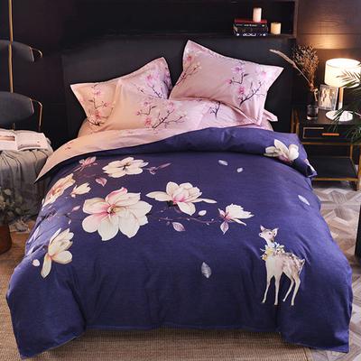 Bed Four-piece Double Bed Is Sleeple Pillowcase Sheet Single-pack Bed Supplies Suite Comfort Skin-friendly Three-piece