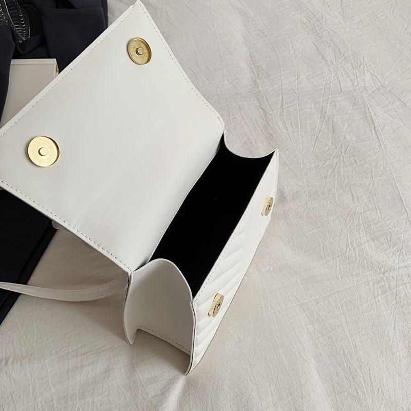Pu Women's Bag Small Square Bag New Shoulder Bag Simple Handbag Messenger Bag High-end Bag