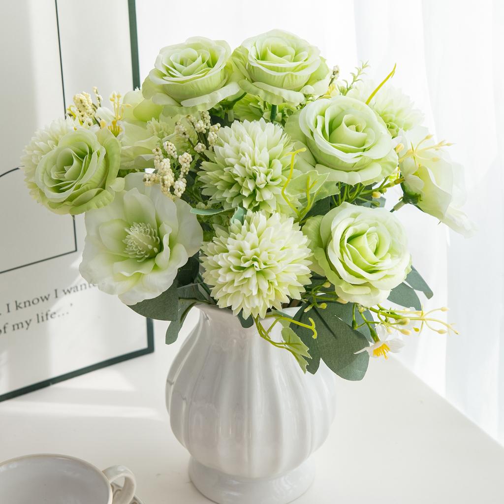 Artificial Rose Flowers High Quality Festival Home Room Table Decora Vases Wedding Wreath Outdoor Garden Yard Diy Gift Accessori