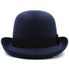 Solid Color Magician Hat Wide Edge Gentleman Hat New Jazz Cap  Men and Women