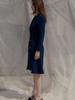 SORRY, TOO MUCH LOVE Double Button Trench Style Dress_Navy