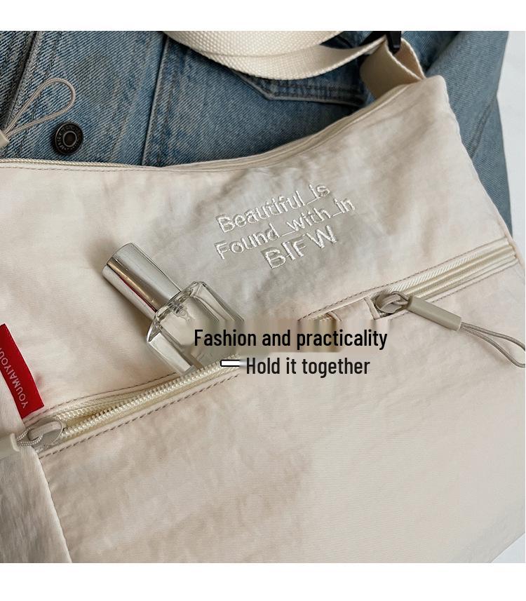 Women's Nylon Crossbody Tote: Large Capacity 2025 Fashion Shoulder Bag