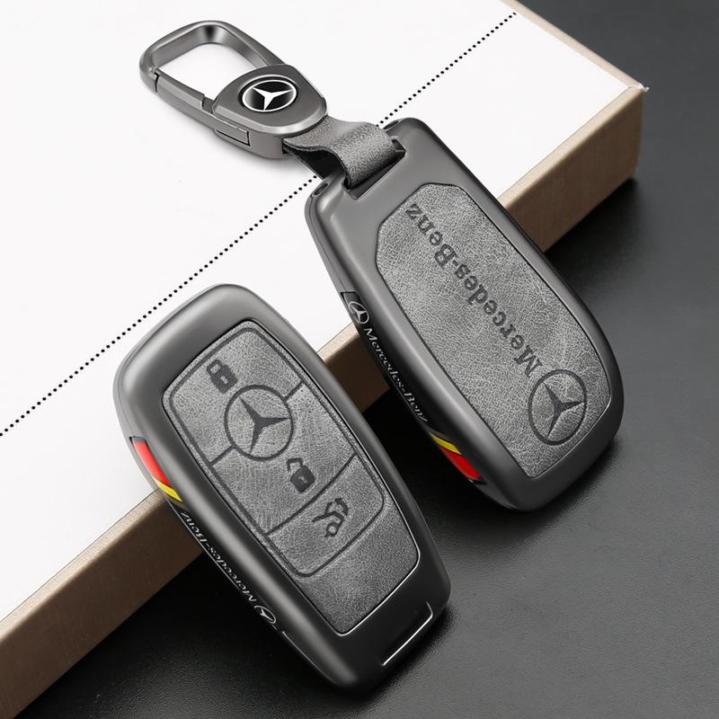 Mercedes Schlüsselabdeckung für E300L C260L A200L C200L GLC GLA GLE350 GLB220 - Stilvolles Autozubehör für Männer und Frauen.